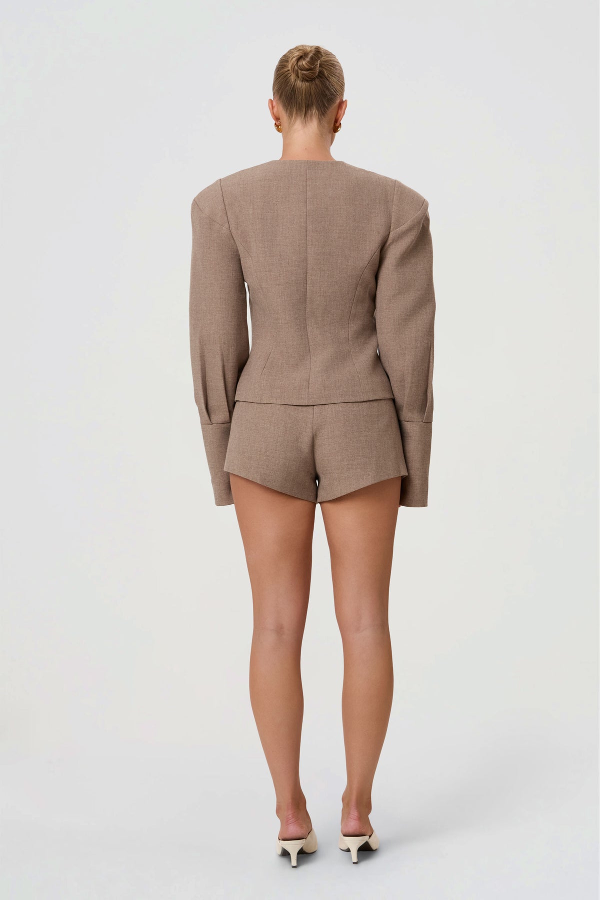 MARGOT BUTTON BLAZER | TAUPE-4