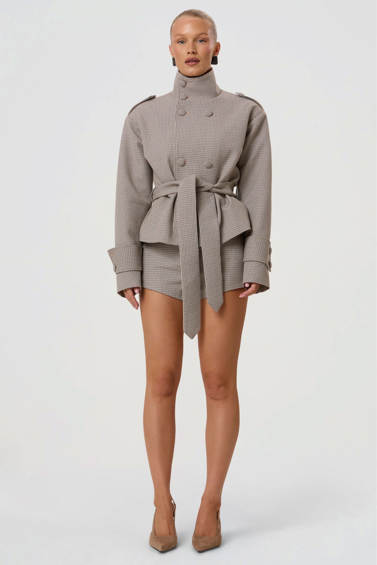 RHOE STRUCTURED BELT BLAZER