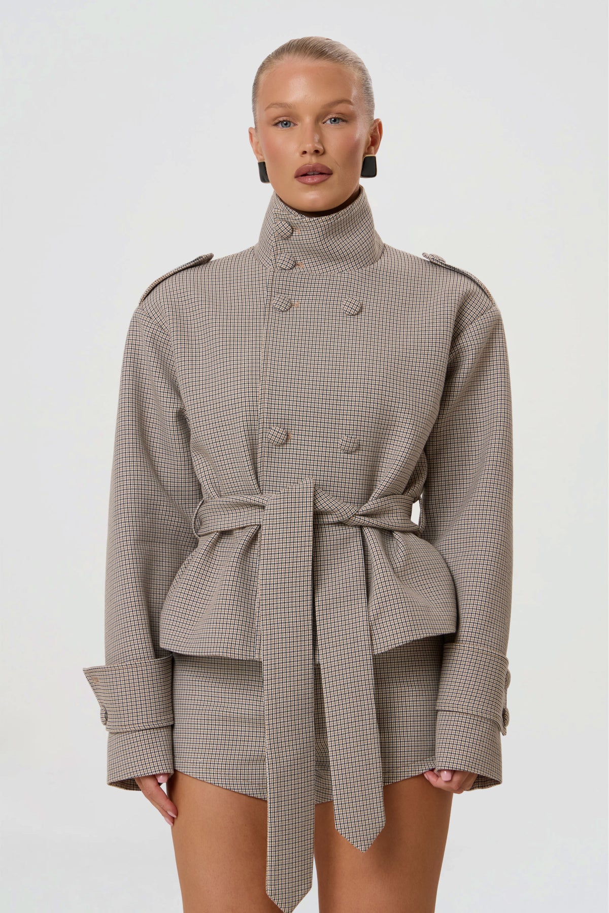 RHOE STRUCTURED BELT BLAZER