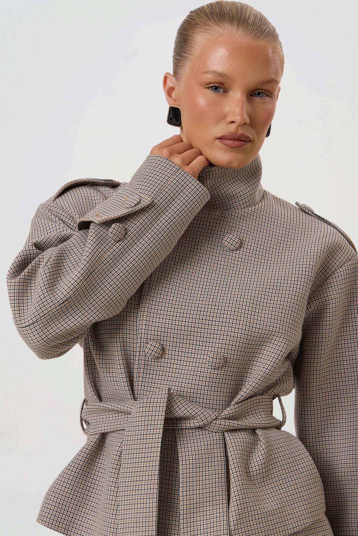 RHOE STRUCTURED BELT BLAZER
