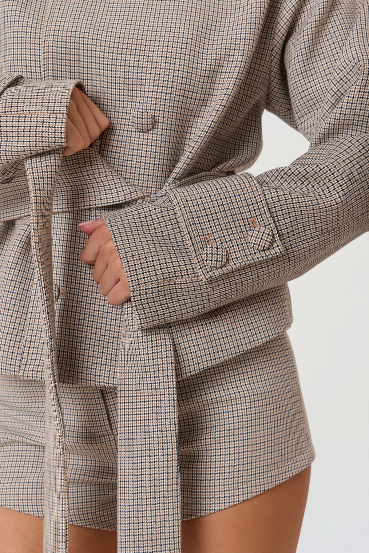 RHOE STRUCTURED BELT BLAZER